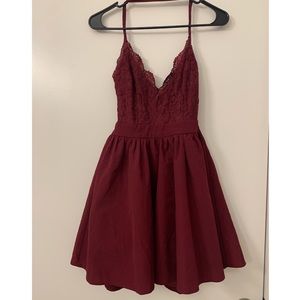 Tobi Burgundy Dress